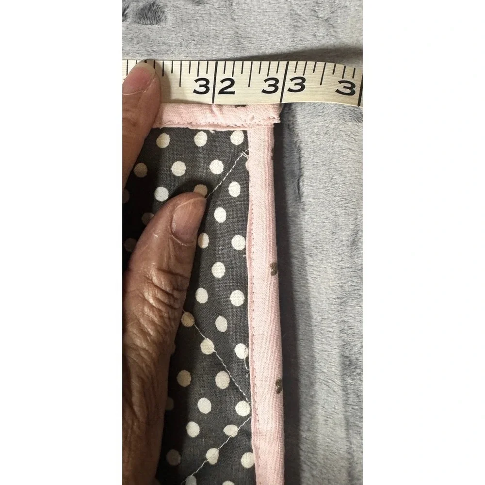 Handmade baby crib quilt 33